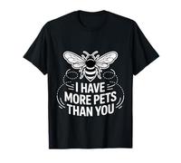 I Have More Pets Than You Blagues au Miel Apiculteur - T-Shirt