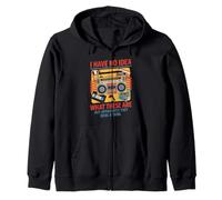 I Have No Idea What These Are 90s 80s Retro Vintage Theme Sweat à Capuche