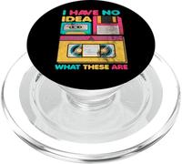 I Have No Idea What These are Retro 80 Cassette VHS PopSockets PopGrip pour MagSafe