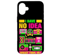 I Have No Idea What This is !Illustration Graphic Designs Coque pour iPhone 16 Plus