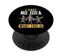 I Have No Idea What This is Retro Classic Toy Soldats PopSockets PopGrip Adhésif