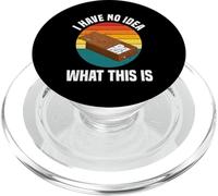I Have No Idea What This is Retro Domino Set dans Une boîte en Bois PopSockets PopGrip pour MagSafe