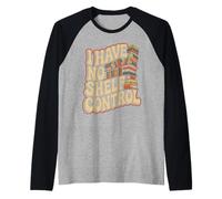 I Have No Shelf Control, Un Amateur de Livres Amusant lisant Un Jeu de Mots Manche Raglan