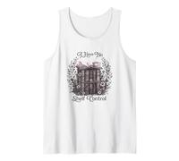 I Have No Shelf Control Vintage Book Lover Floral Débardeur