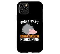 I Have Plans with My Porc-épic Rongeur Barbarie Animal Coque pour iPhone 11 Pro