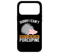 I Have Plans with My Porc-épic Rongeur Barbarie Animal Coque pour iPhone 17 Pro Max