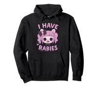 I Have Rabies Dark Humour Sarcastique Mignon Goth Emo Kawaii Sweat à Capuche