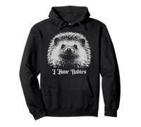 I Have Rabies Hedgehog Meme Humour Sarcastique drôle Sweat à Capuche