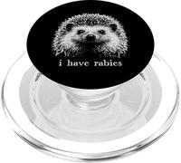 I Have Rabies Hérisson Drôle Meme Sarcastique Humour Vintage PopSockets PopGrip pour MagSafe