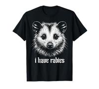 I Have Rabies Opossum Funny Meme Sarcastique Humour Vintage T-Shirt