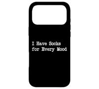 I Have Socks for Every Mood Collector Funny Sock Collector Coque pour iPhone 17 Pro Max