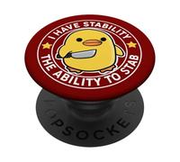 I Have Stability Ability to Stab PopSockets PopGrip Adhésif