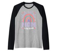 I Have The Best Mom in The World Arc en Ciel Pastel Maman Manche Raglan