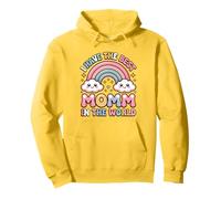 I Have The Best Mom In The World Rainbow pour enfants filles Sweat à Capuche