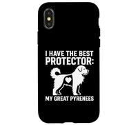 I Have The Best Protector Grande Race de Chien des Pyrénées Coque pour iPhone X/XS