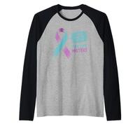 I Have Time to Listen Ta Vie Compte Ruban Prévention Suicide Manche Raglan