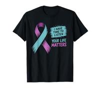 I Have Time to Listen Ta Vie Compte Ruban Prévention Suicide T-Shirt