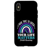 I Have Time to Listen Your Life Matters Suicide Prevention Coque pour iPhone X/XS