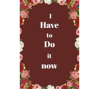 I Have To Do It Now: Here’s a subtitle and a ready-to-use KDP description for your planner titled “I Have To Do It Now.” It’s written in an appealing, ... while staying keyword-friendly for Amazon.