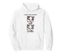 I Have Two Moods Hehe Not Hehe Cute Cat Face Meme Coworker Sweat à Capuche