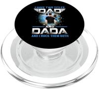 I Have Two Titles Dad and Dada Funny Fathers Day PopSockets PopGrip pour MagSafe