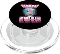 I Have Two Titles Mom and Mother-in-Law for Mothers Day PopSockets PopGrip pour MagSafe