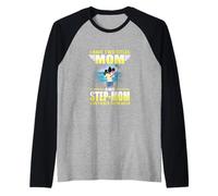 I Have Two Titles Mom and Step Mom Funny Mothers Day Manche Raglan