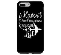 I Haven't Been Everywhere But It's on My List Avion Mode Coque pour iPhone 7 Plus/8 Plus