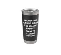 I HEAR THAT KISSING BRÛLE 5-28 CALERIES A MINUTE. Exercice Gobelet isotherme en acier inoxydable double paroi