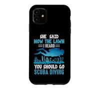 I Heard You Should Go Scuba Diving Funny Dive Diver Coque pour iPhone 11