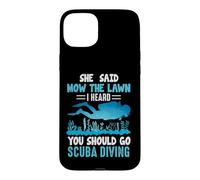 I Heard You Should Go Scuba Diving Funny Dive Diver Coque pour iPhone 15 Plus