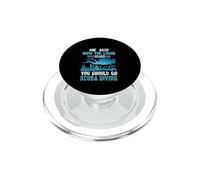 I Heard You Should Go Scuba Diving Funny Dive Diver PopSockets PopGrip pour MagSafe