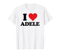 I Heart Adele First Name I Love Personalized Stuff T-Shirt