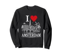 I Heart Amsterdam I Love Amsterdam Souvenir Sweatshirt