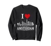 I Heart Amsterdam I Love Amsterdam Souvenir Sweatshirt