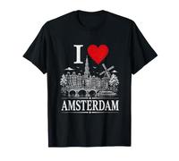 I Heart Amsterdam I Love Amsterdam Souvenir T-Shirt