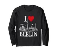 I Heart Berlin I Love Berlin Souvenir Manche Longue