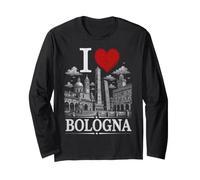 I Heart Bologna I Love Bologna Souvenir Manche Longue