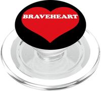 I Heart Braveheart, I Love Braveheart Custom PopSockets PopGrip pour MagSafe