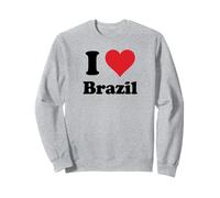 I Heart Brazil Love Country Souvenir Themed Stuff Sweatshirt