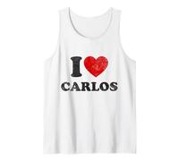 I Heart Carlos Style Y2K Grand Cœur Vintage Papa Carlos Débardeur