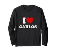 I Heart Carlos Style Y2K Grand Cœur Vintage Papa Carlos Manche Longue