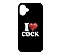 I Heart Cock Coq Love Sexual Healing Good Morning Romp Coque pour iPhone 16 Plus