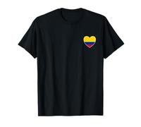I Heart Colombia Drapeau colombien amusant en forme de cœur T-Shirt
