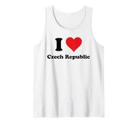 I Heart Czech Republic Love Country Souvenir Themed Stuff Débardeur