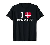 I Heart Danemark Flag is Not for Sale Support Danish Design T-Shirt Graphique avec Valeur
