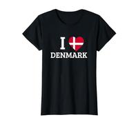 I Heart Danemark Flag is Not for Sale Support Danish Design T-Shirt Graphique avec Valeur
