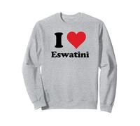 I Heart Eswatini Love Country Souvenir Themed Stuff Sweatshirt