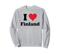 I Heart Finland Love Country Souvenir Themed Stuff Sweatshirt