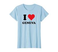 I Heart Geneva First Name I Love Personalized Stuff T-Shirt
